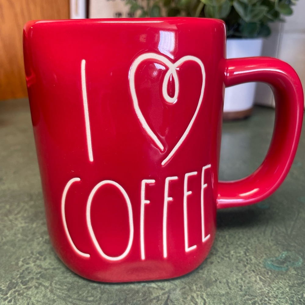 Red 'I Love Coffee' Mug